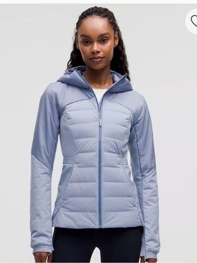 lululemon athletica Light Lavender Quilted Hooded Jacket